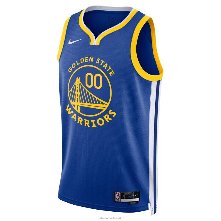 NBA 00F2L2029 maglia personalizzata swingman dei golden state warriors nike blu