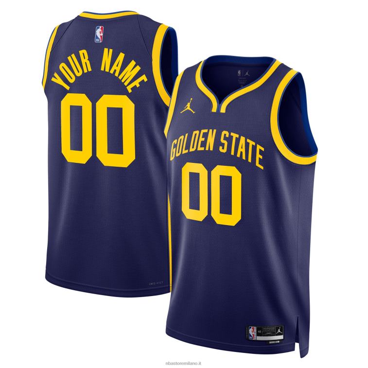 NBA 00F2L2969 maglia personalizzata swingman blu marchio golden state warriors jordan