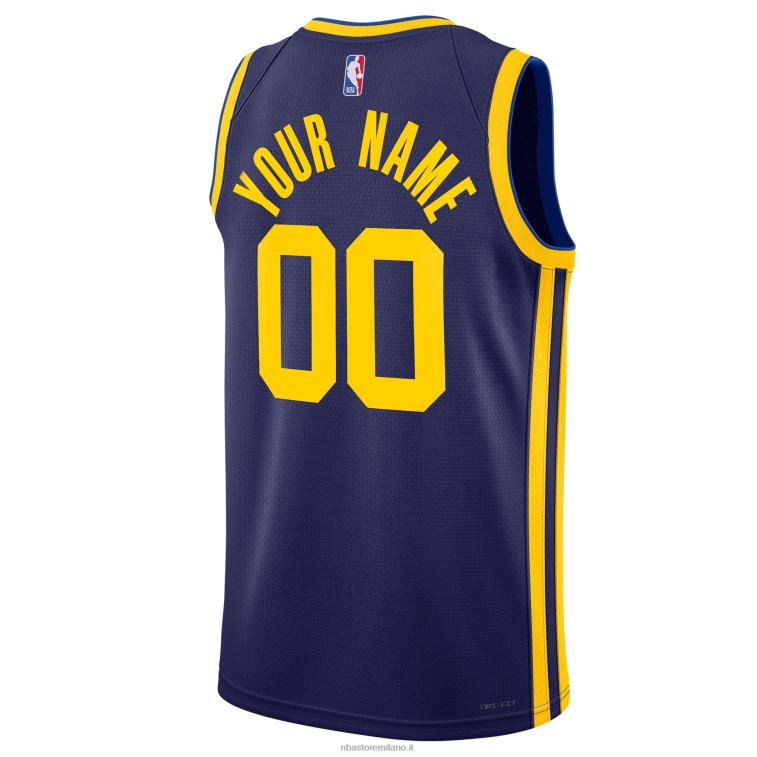 NBA 00F2L2969 maglia personalizzata swingman blu marchio golden state warriors jordan