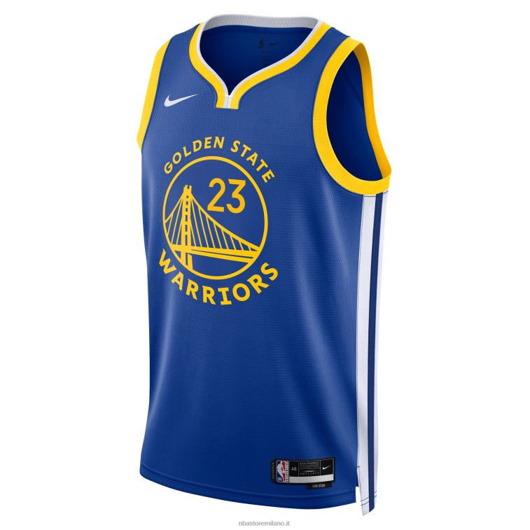 NBA 00F2L582 maglia golden state warriors draymond verde nike royal swingman