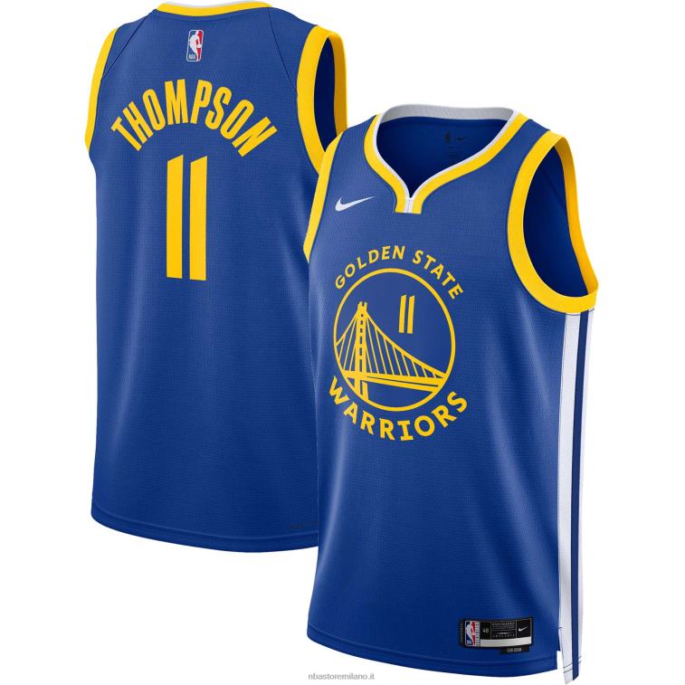 NBA 00F2L86 maglia golden state warriors klay thompson nike royal swingman