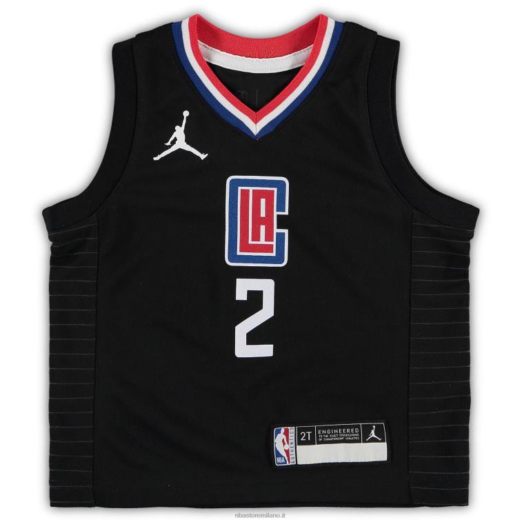 NBA 00F2L16879 bambino la clippers kawhi leonard jordan marca maglia nera