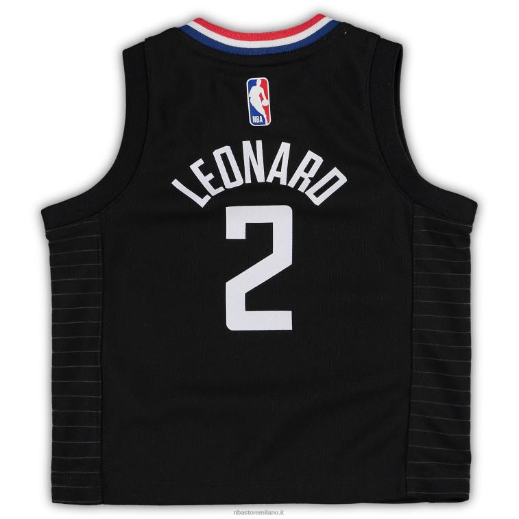 NBA 00F2L16879 bambino la clippers kawhi leonard jordan marca maglia nera