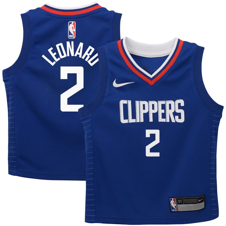 NBA 00F2L16968 bambino la clippers kawhi leonard nike royal replica jersey
