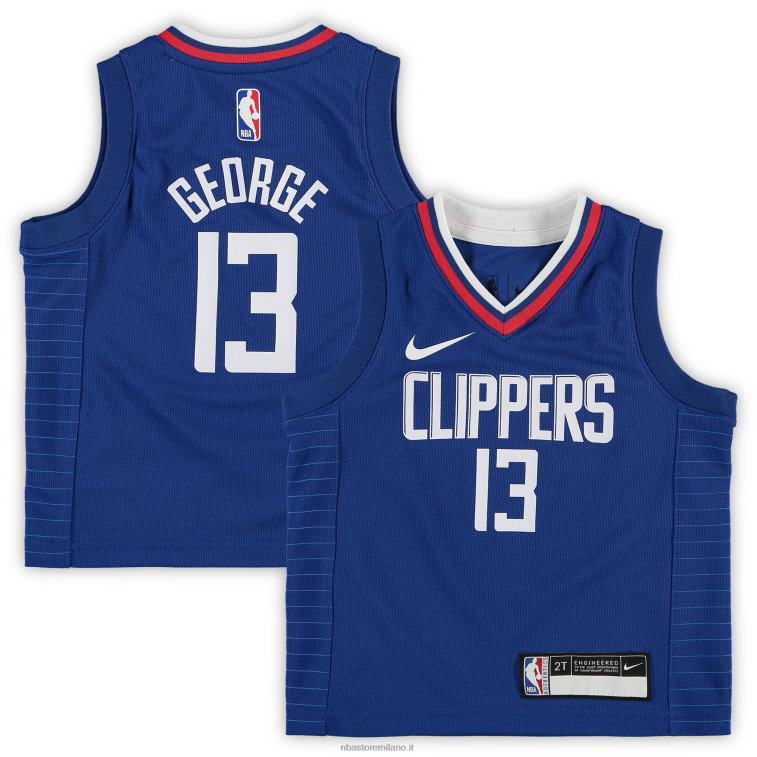 NBA 00F2L17435 bambino la clippers paul george nike royal replica jersey