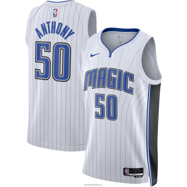 NBA 00F2L11707 orlando magic cole anthony nike maglia swingman bianca