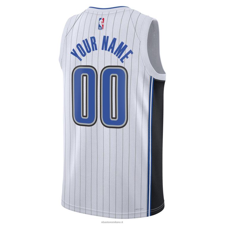 NBA 00F2L7703 orlando magic nike maglia bianca swingman personalizzata
