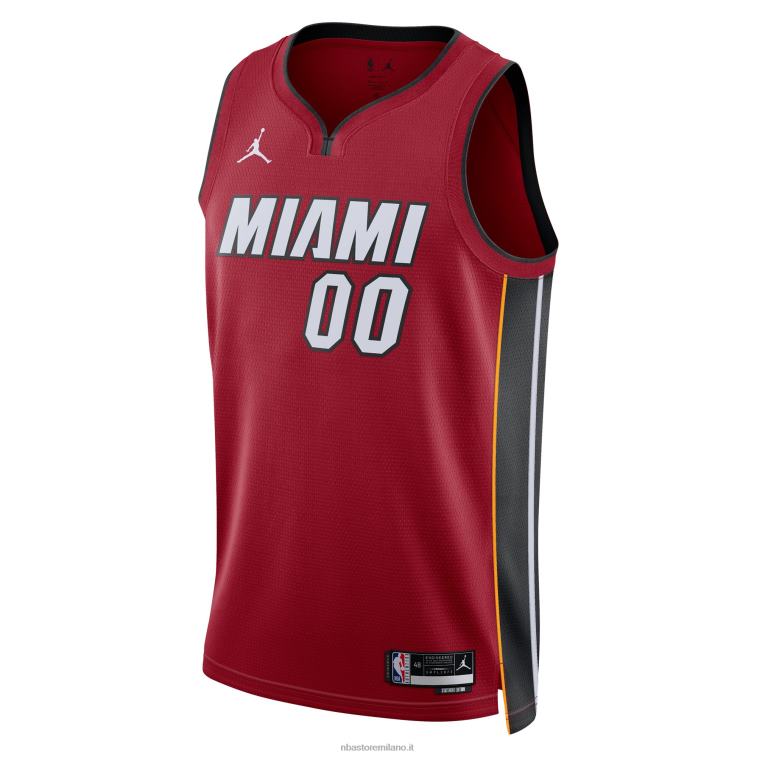 NBA 00F2L4702 maglia personalizzata swingman rossa marchio miami heat jordan