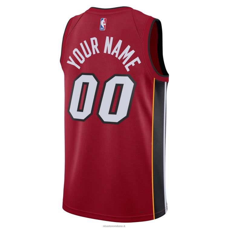 NBA 00F2L4702 maglia personalizzata swingman rossa marchio miami heat jordan