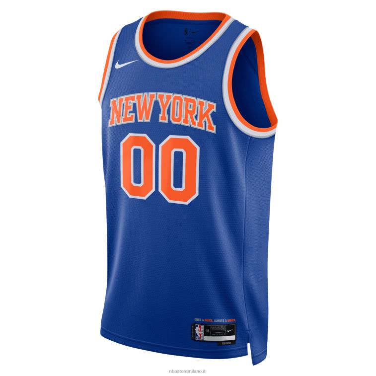 NBA 00F2L230 Maglia New York Knicks Nike Blue Swingman Personalizzata