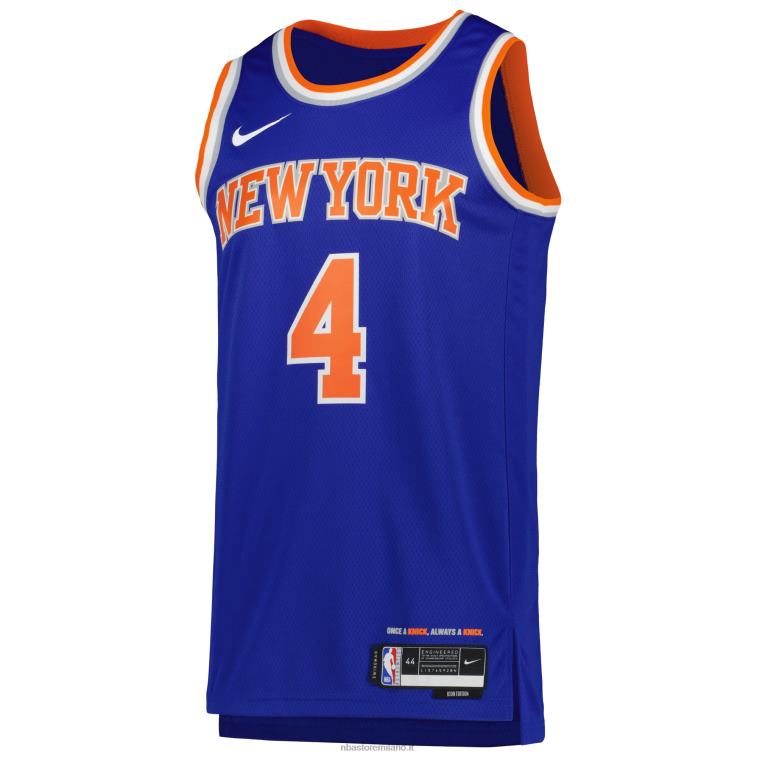 NBA 00F2L6549 new york knicks derrick rose nike maglia blu swingman