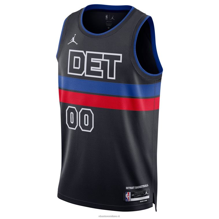 NBA 00F2L786 maglia detroit pistons jordan brand blue swingman personalizzata