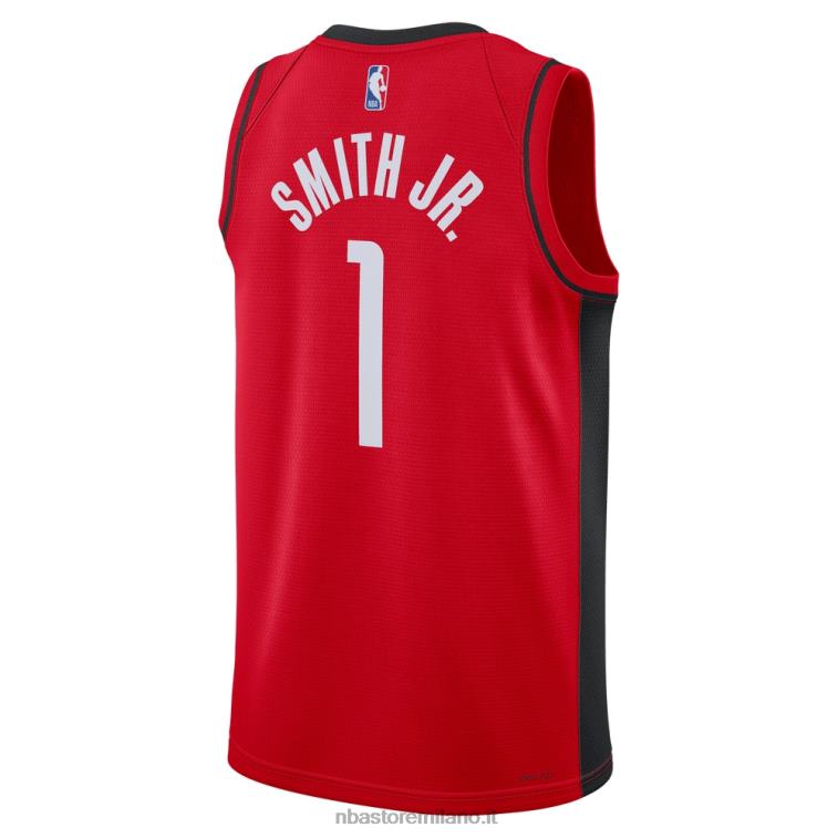NBA 00F2L8674 Houston Rockets Jabari Smith Jr. maglia swingman nike red draft first round pick