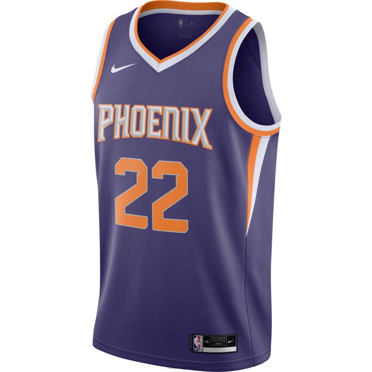 NBA 00F2L8578 phoenix suns deandre ayton maglia viola giocatore swingman nike