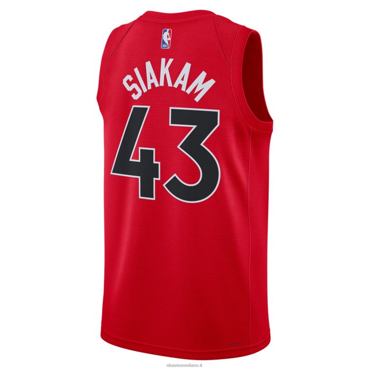NBA 00F2L10562 toronto raptors pascal siakam maglia nike rosso swingman
