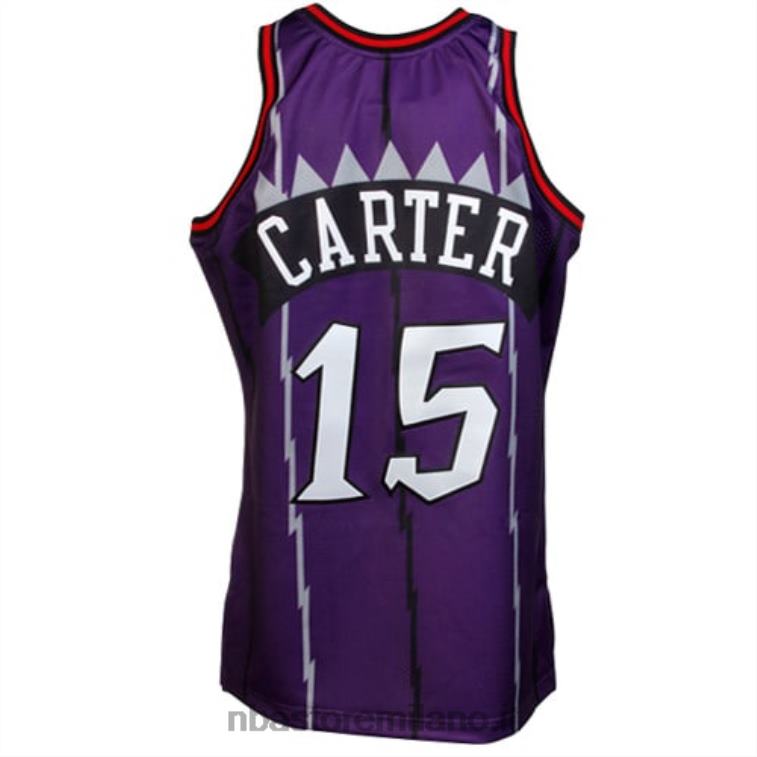 NBA 00F2L1830 mitchell & ness vince carter toronto raptors ritorno al passato maglia autentica - viola