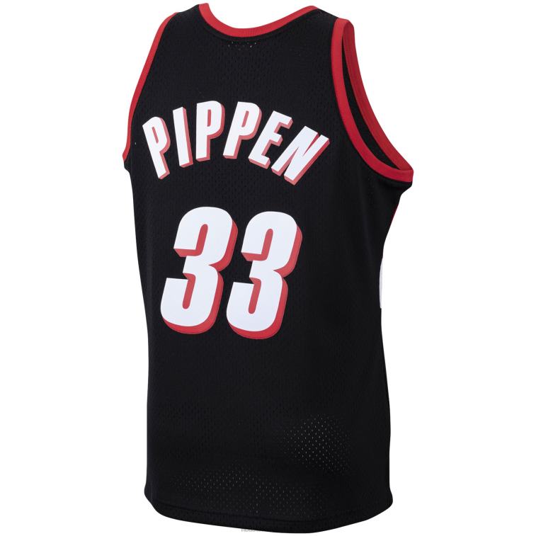 NBA 00F2L6338 portland trail blazer scottie pippen black 1999-00 hardwood classics swingman jersey