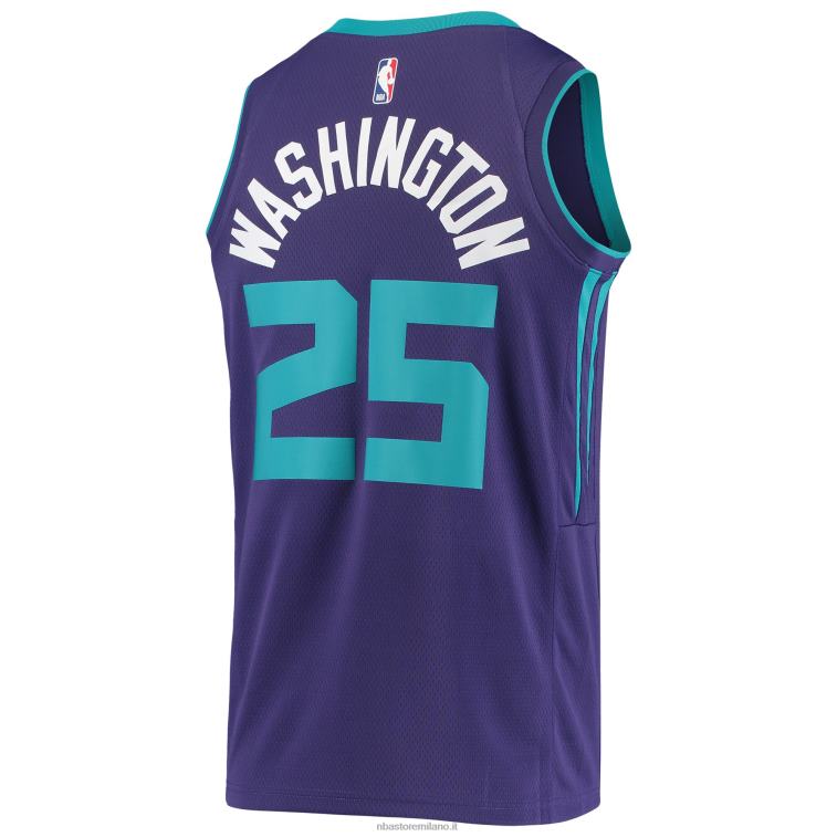 NBA 00F2L11016 charlotte hornets pj washington jr. maglia swingman viola marca jordan