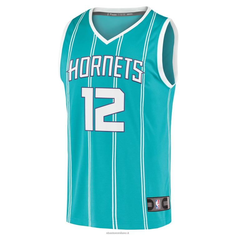 NBA 00F2L3192 charlotte hornets kelly oubre jr. maglia replica fast break verde acqua