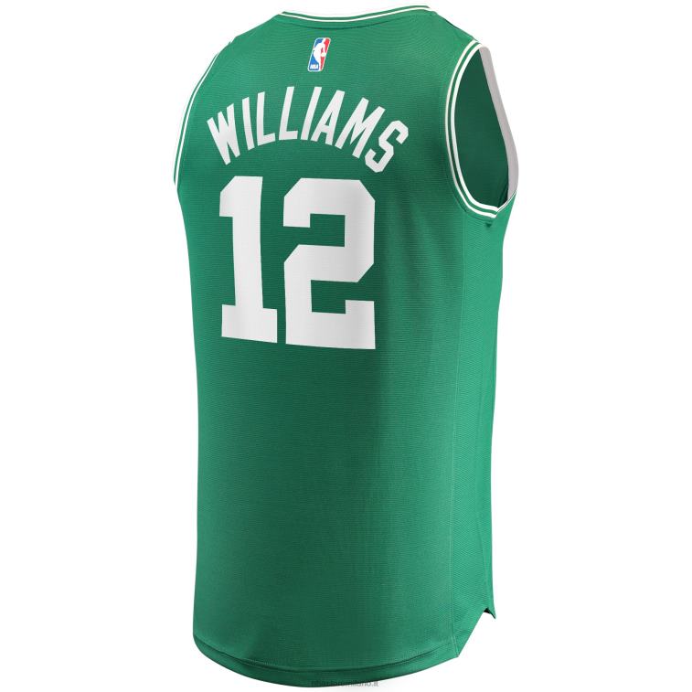 NBA 00F2L1092 maglia giocatore Boston Celtics Grant Williams Kelly Green Fast Break replica