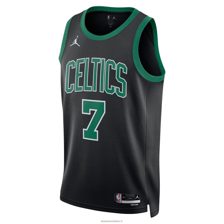 NBA 00F2L14 maglia swingman nera marca jordan boston celtics jaylen brown