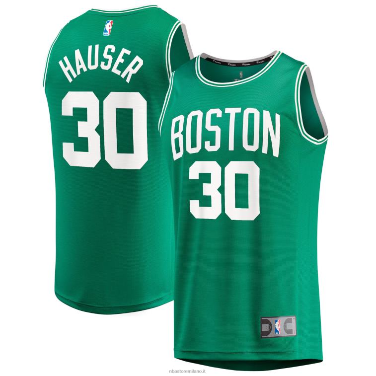 NBA 00F2L1777 boston celtics sam hauser kelly verde maglia replica fast break