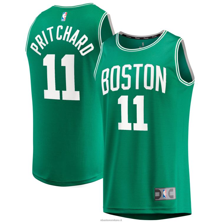 NBA 00F2L1903 Boston Celtics Payton Pritchard Kelly Green Fast Break Replica Jersey