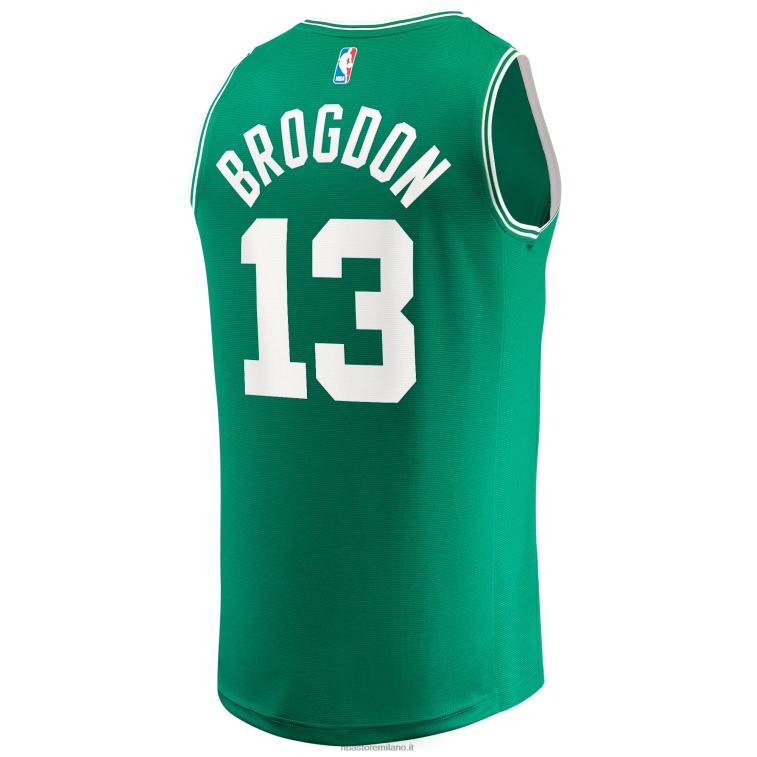NBA 00F2L2056 Boston Celtics Malcolm Brogdon Maglia Replica Fast Break Verde Kelly