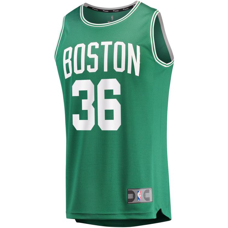 NBA 00F2L210 boston celtics marcus smart maglia giocatore verde contropiede replica