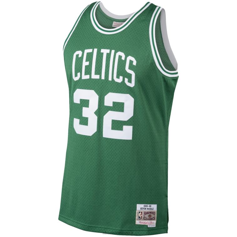 NBA 00F2L7971 boston celtics kevin mchale mitchell & ness kelly green hardwood classics maglia da giocatore swingman