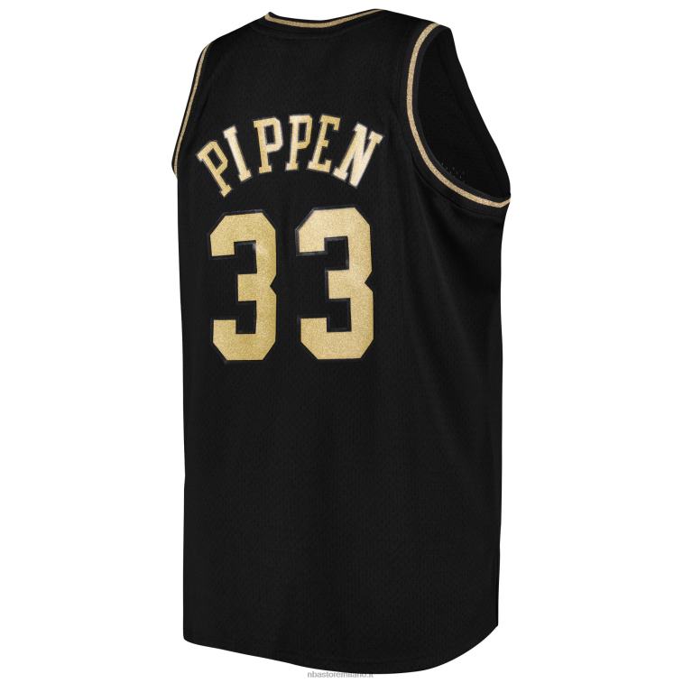 NBA 00F2L1169 chicago bulls scottie pippen mitchell & ness black big & tall hardwood classici maglia swingman