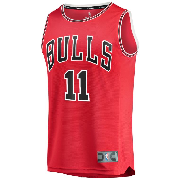 NBA 00F2L224 Chicago Bulls Demar Derozan Red Fast Break Replica Maglia Giocatore