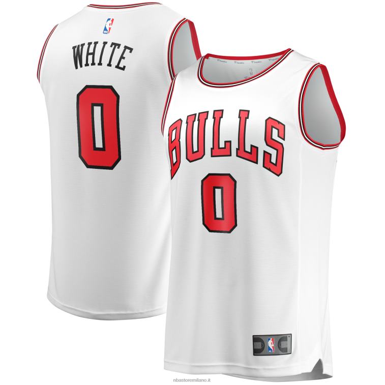 NBA 00F2L6922 Maglia giocatore Chicago Bulls Coby White Fast Break replica