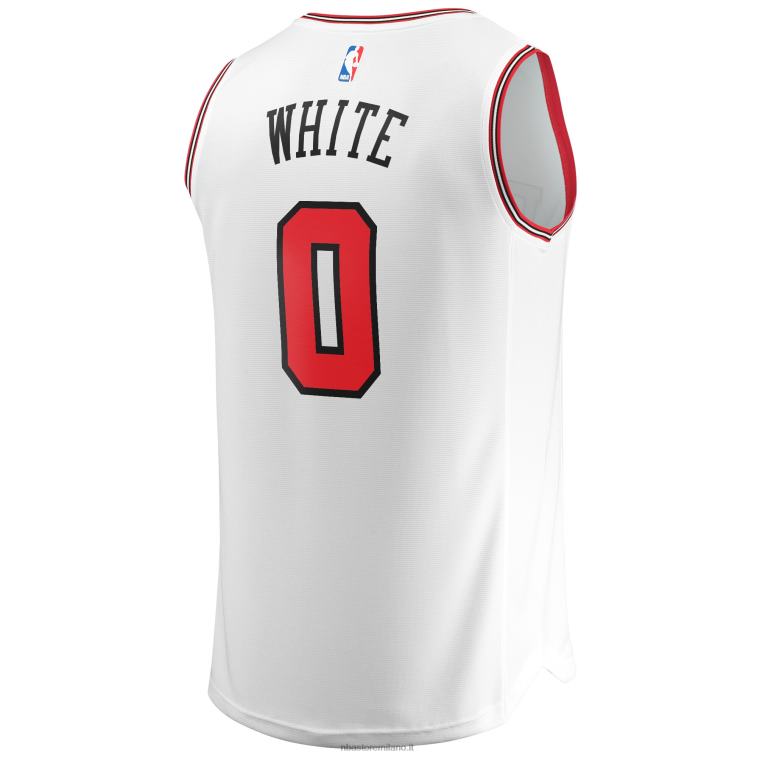 NBA 00F2L6922 Maglia giocatore Chicago Bulls Coby White Fast Break replica