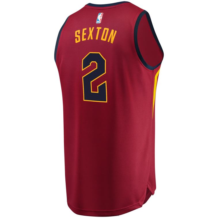 NBA 00F2L6943 cleveland cavaliers collin sexton vino replica maglia fast break