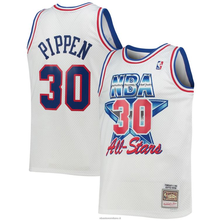 NBA 00F2L4820 Eastern Conference Scottie Pippen White Hardwood Classics Maglia Swingman 199Game