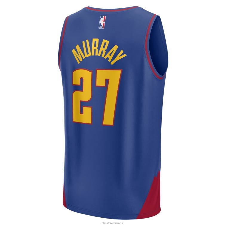 NBA 00F2L1288 denver nuggets jamal murray maglia giocatore contropiede blu