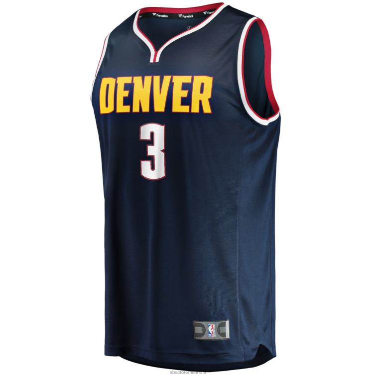 NBA 00F2L2996 maglia denver nuggets ossa hyland navy replica fast break