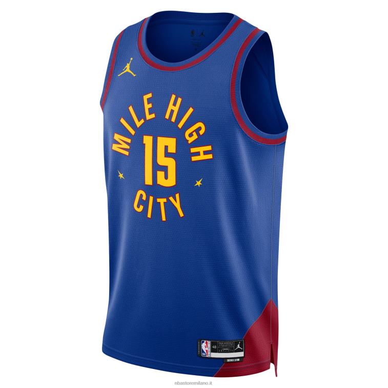 NBA 00F2L459 denver nuggets nikola jokic jordan marca maglia swingman blu