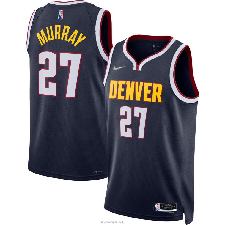NBA 00F2L6298 denver nuggets jamal murray maglia nike navy diamond swingman
