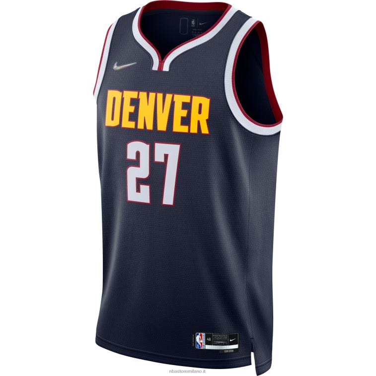 NBA 00F2L6298 denver nuggets jamal murray maglia nike navy diamond swingman
