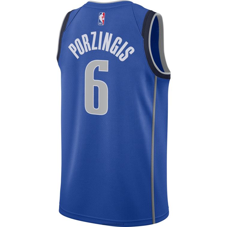 NBA 00F2L10873 dallas mavericks kristaps porzingis maglia nike blu swingman