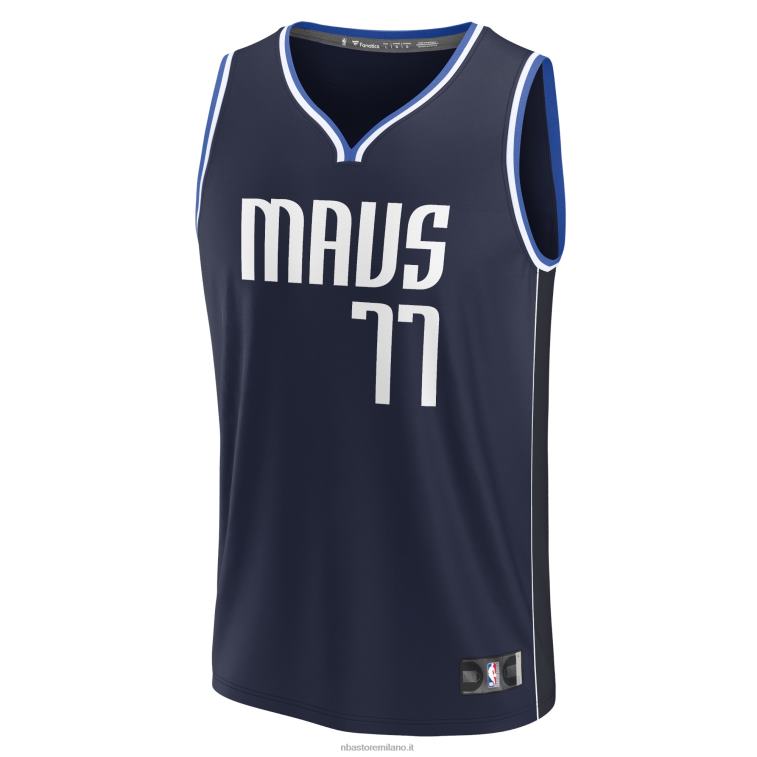 NBA 00F2L173 maglia dallas mavericks luka doncic navy fast break player