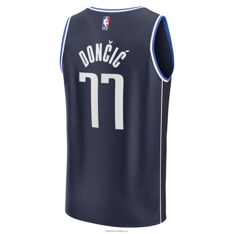 NBA 00F2L173 maglia dallas mavericks luka doncic navy fast break player