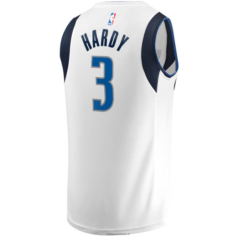 NBA 00F2L3815 dallas mavericks jaden hardy maglia giocatore contropiede bianca
