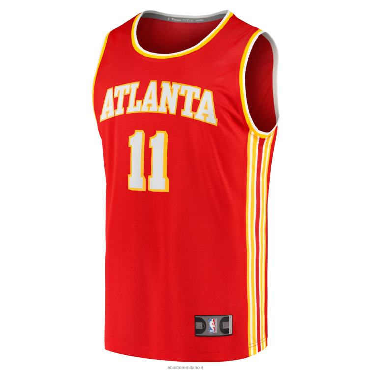NBA 00F2L334 atlanta hawks trae giovane maglia rossa da giocatore di contropiede veloce