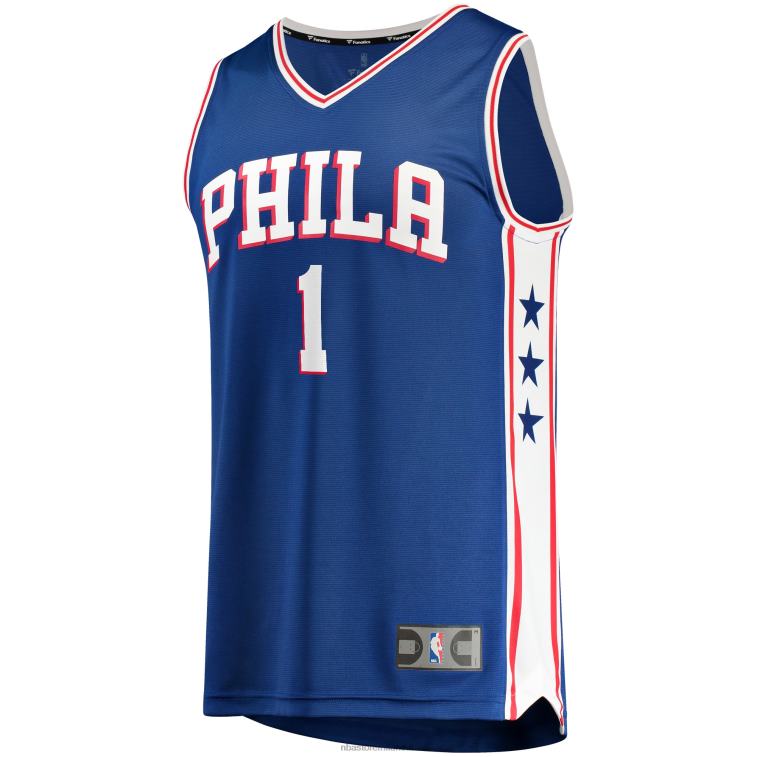 NBA 00F2L145 Filadelfia 76ers james harden royal fast break replica maglia