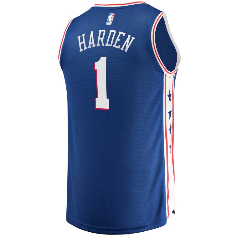 NBA 00F2L145 Filadelfia 76ers james harden royal fast break replica maglia