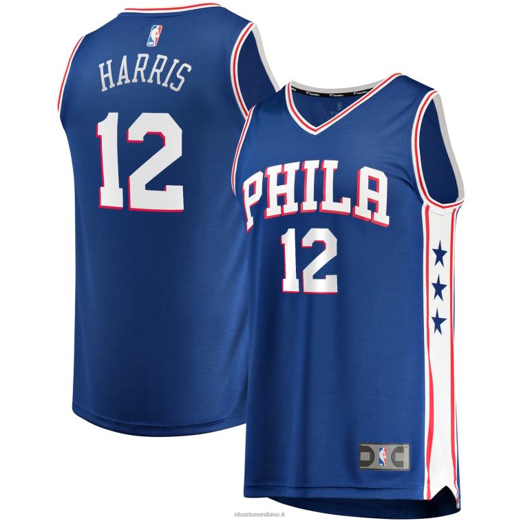NBA 00F2L2301 Filadelfia 76ers tobias harris royal fast break replica maglia della squadra del giocatore