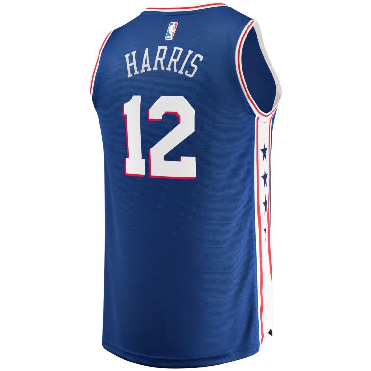 NBA 00F2L2301 Filadelfia 76ers tobias harris royal fast break replica maglia della squadra del giocatore